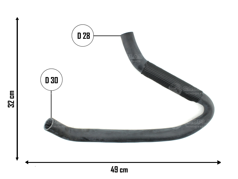Manguera INFERIOR Radiador - Image 2